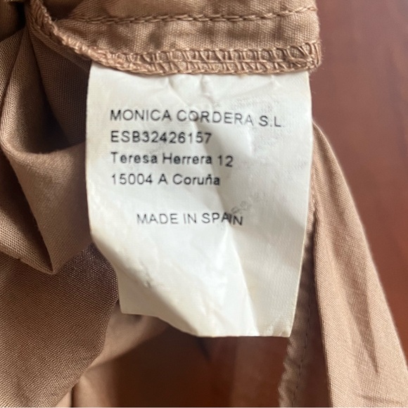 Monica Cordera Maxi Cotton Dress, Nougat - Picture 8 of 9